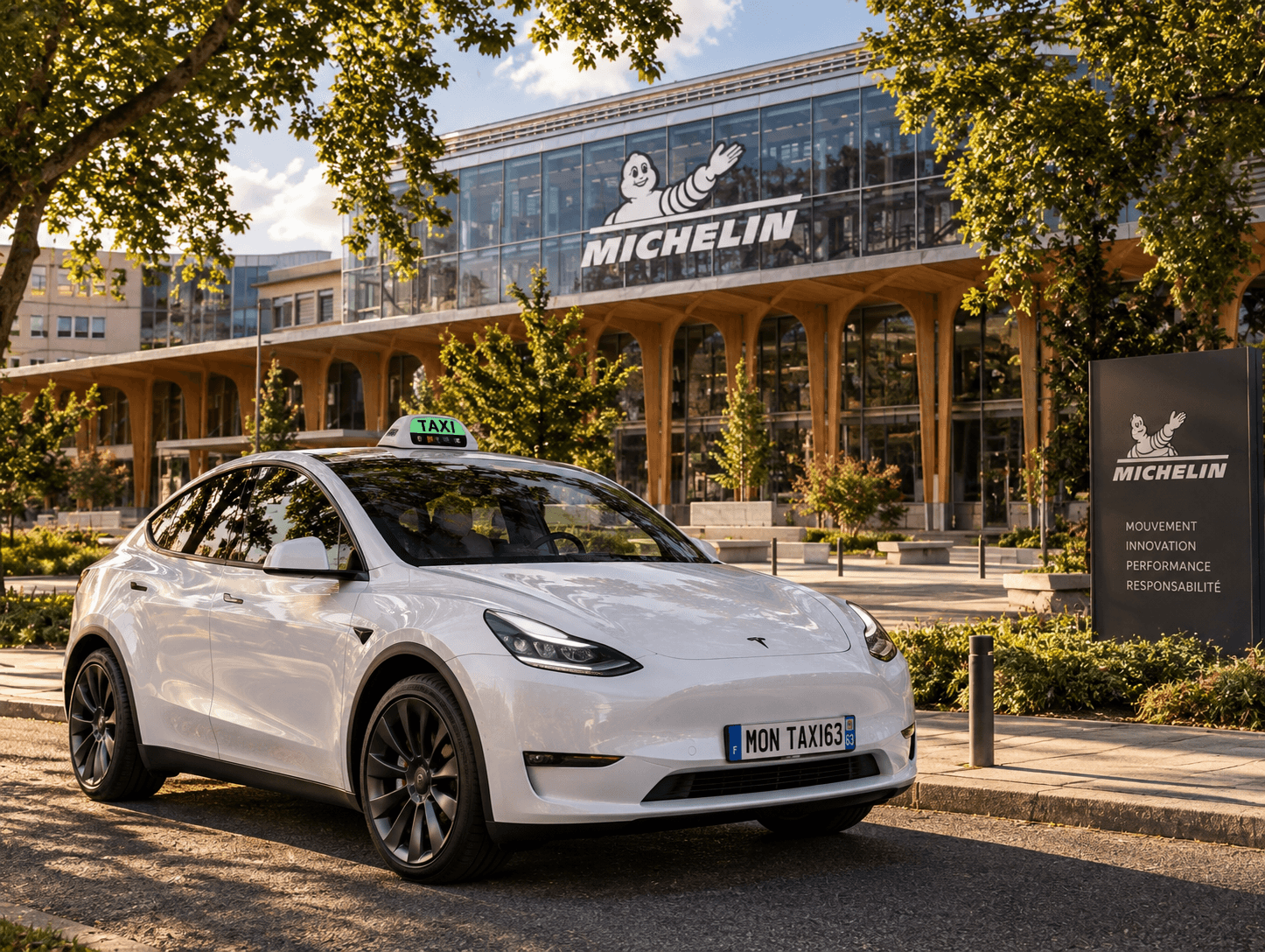 Tesla Model Y de Mon Taxi 63 à Clermont-Ferrand